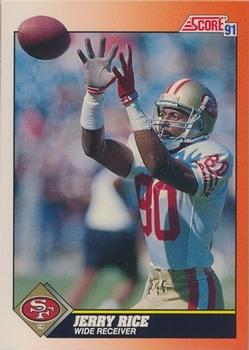 Jerry Rice San Francisco 49ers 1991 Score NFL #380